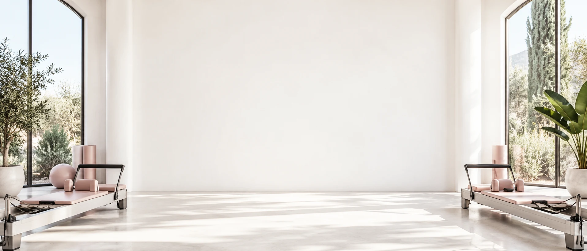 Modern Pilates reformer studio